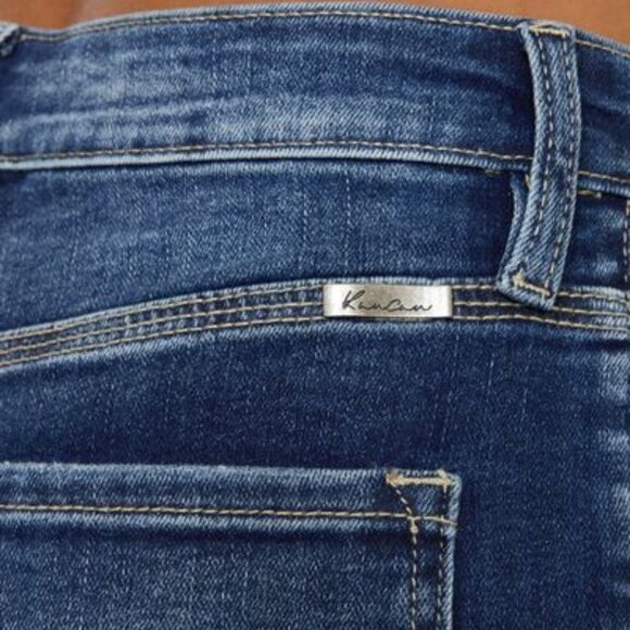 Hazel Blues® |  Kancan Cat's Whiskers Button Fly Denim Shorts - Picture 9 of 14